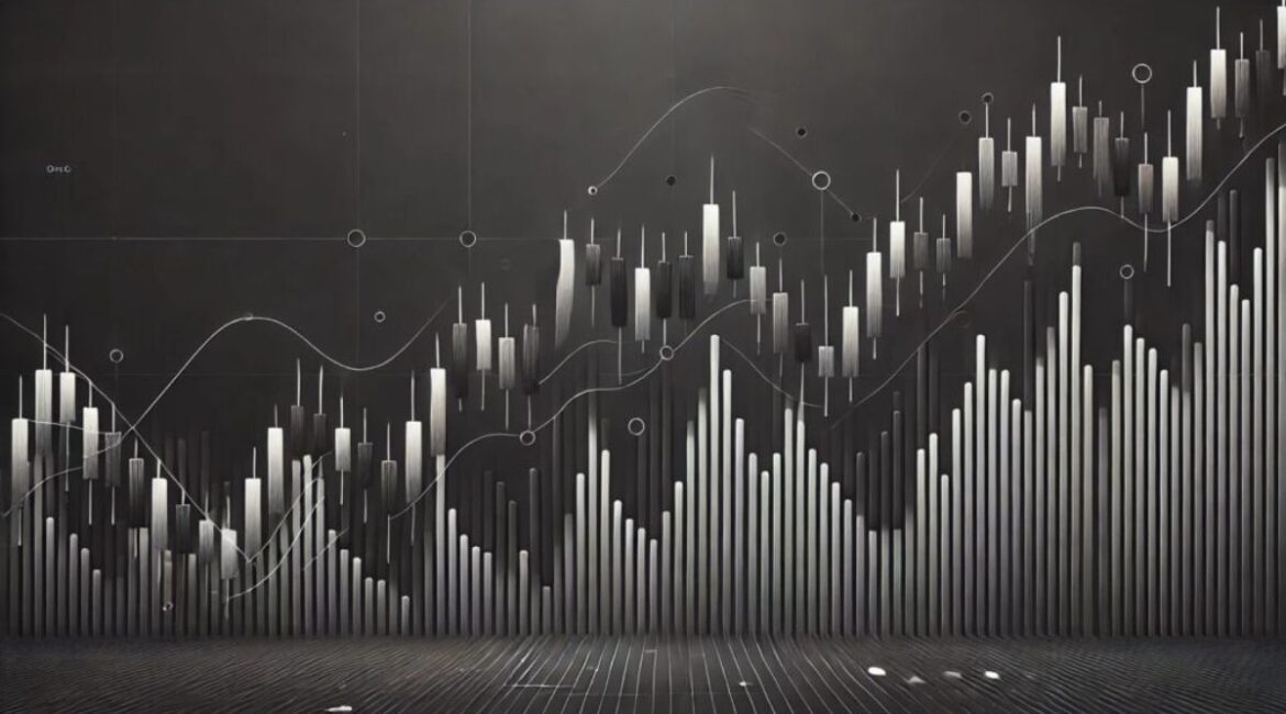 Gráfico minimalista de price action, que enfatiza uma estrutura limpa sem indicadores, ideal para o aprendizado de iniciantes.